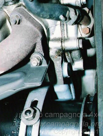 punzonatura del motore